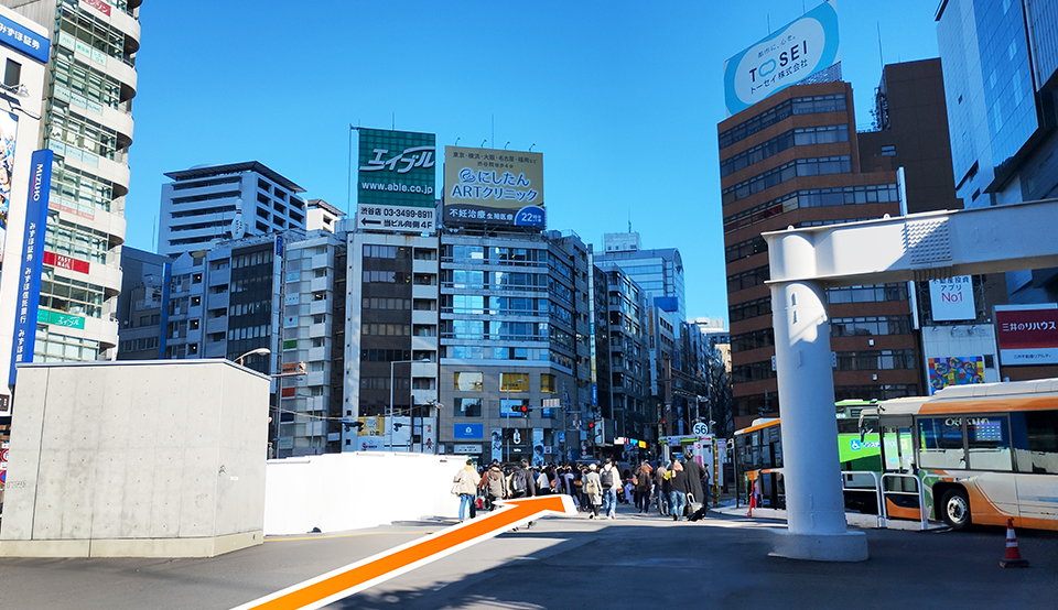 JR沿線からのクリニックの行き方